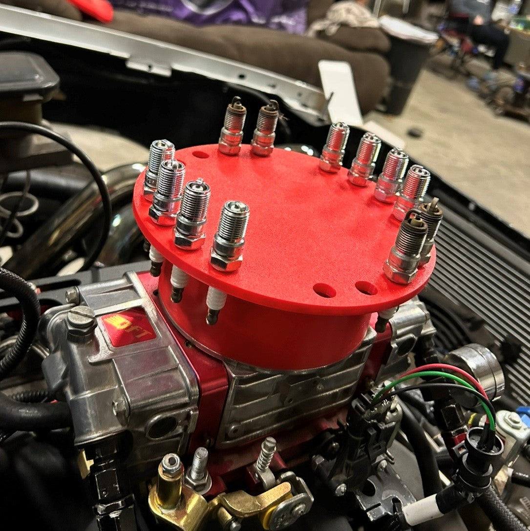4150 Carburetor Cap With Spark Plug Holder