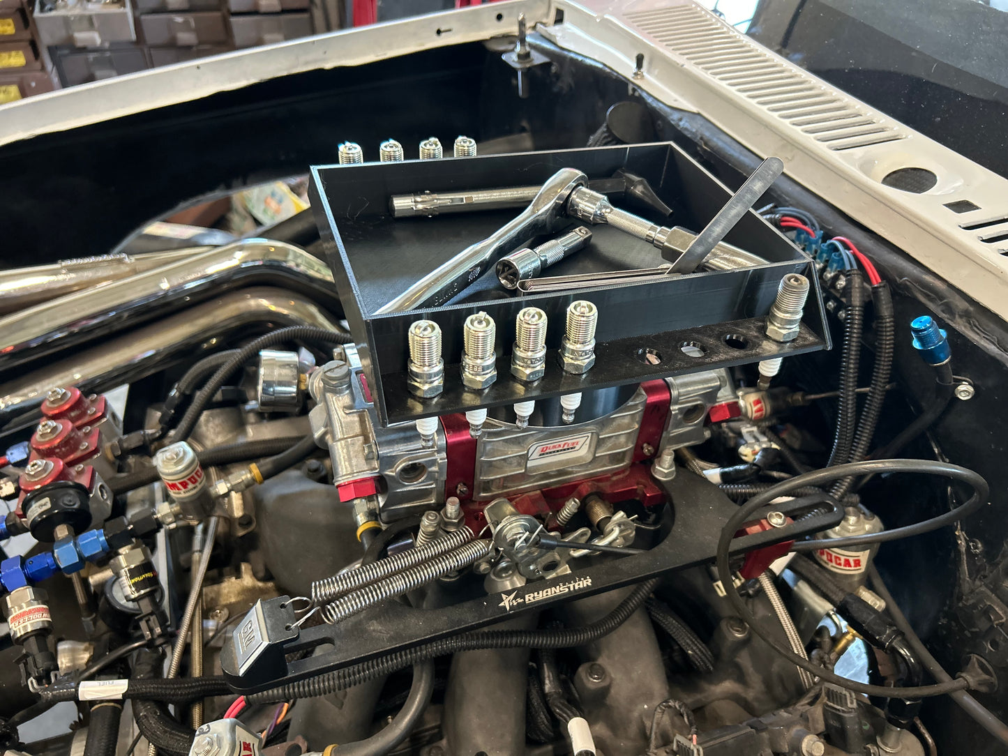 4150 Carburetor Cap Work Tray