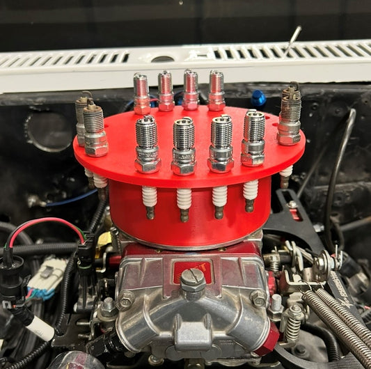 4150 Carburetor Cap With Spark Plug Holder